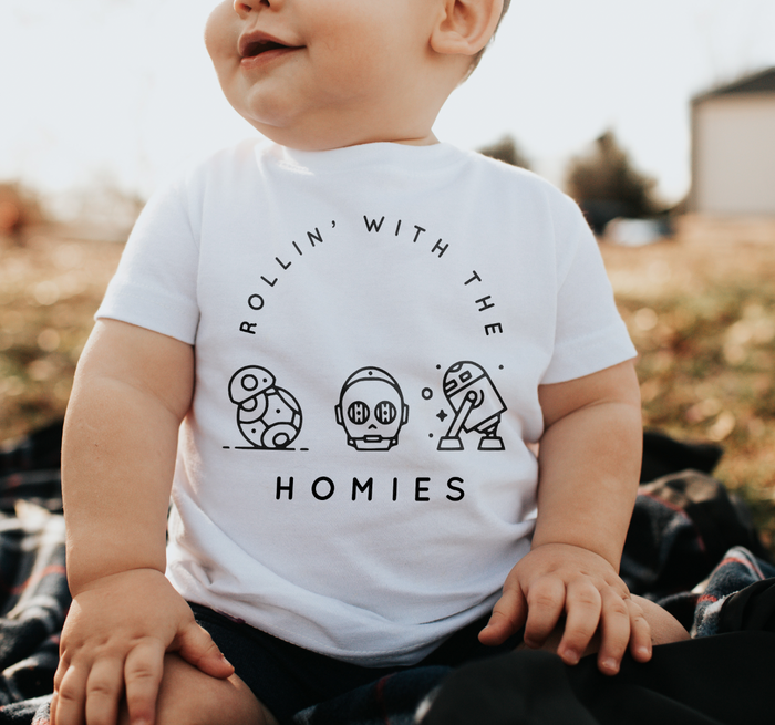 Rollin’ With The Homies Bella Canvas Baby Short Sleeve T-Shirt