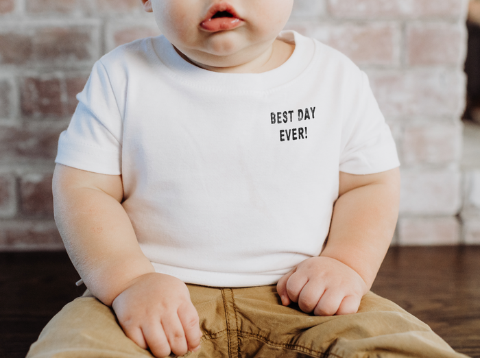 Best Day Ever Bella Canvas Baby Short Sleeve T-Shirt