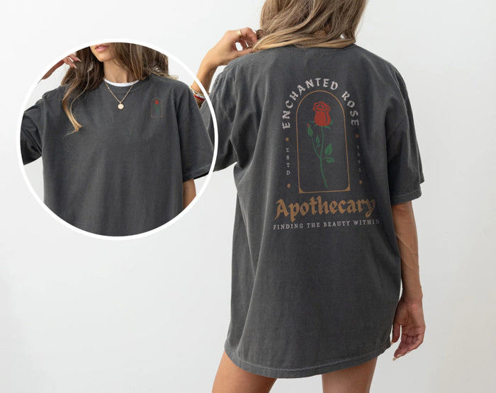 Enchanted Rose Apothecary Room Comfort Colors Unisex Garment-Dyed T-shirt