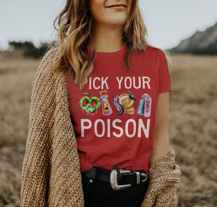 Pick Your Poison Bella Canvas Unisex Jersey Short Sleeve Tee