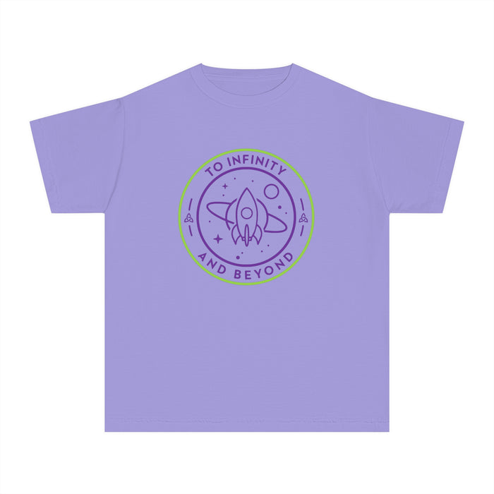 To Infinity And Beyond Comfort Colors Youth Midweight Tee