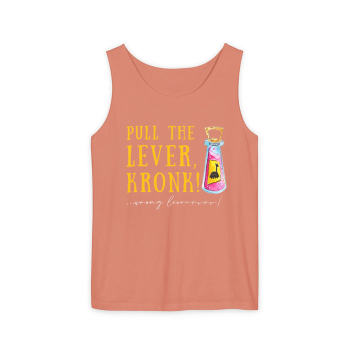 Pull The Lever Kronk Unisex Comfort Colors Garment-Dyed Tank Top