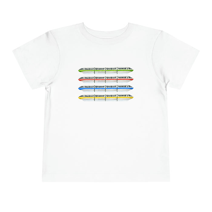 Monorails Bella Canvas Toddler Short Sleeve Tee