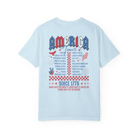 America Tour Comfort Colors Unisex Garment-Dyed T-shirt