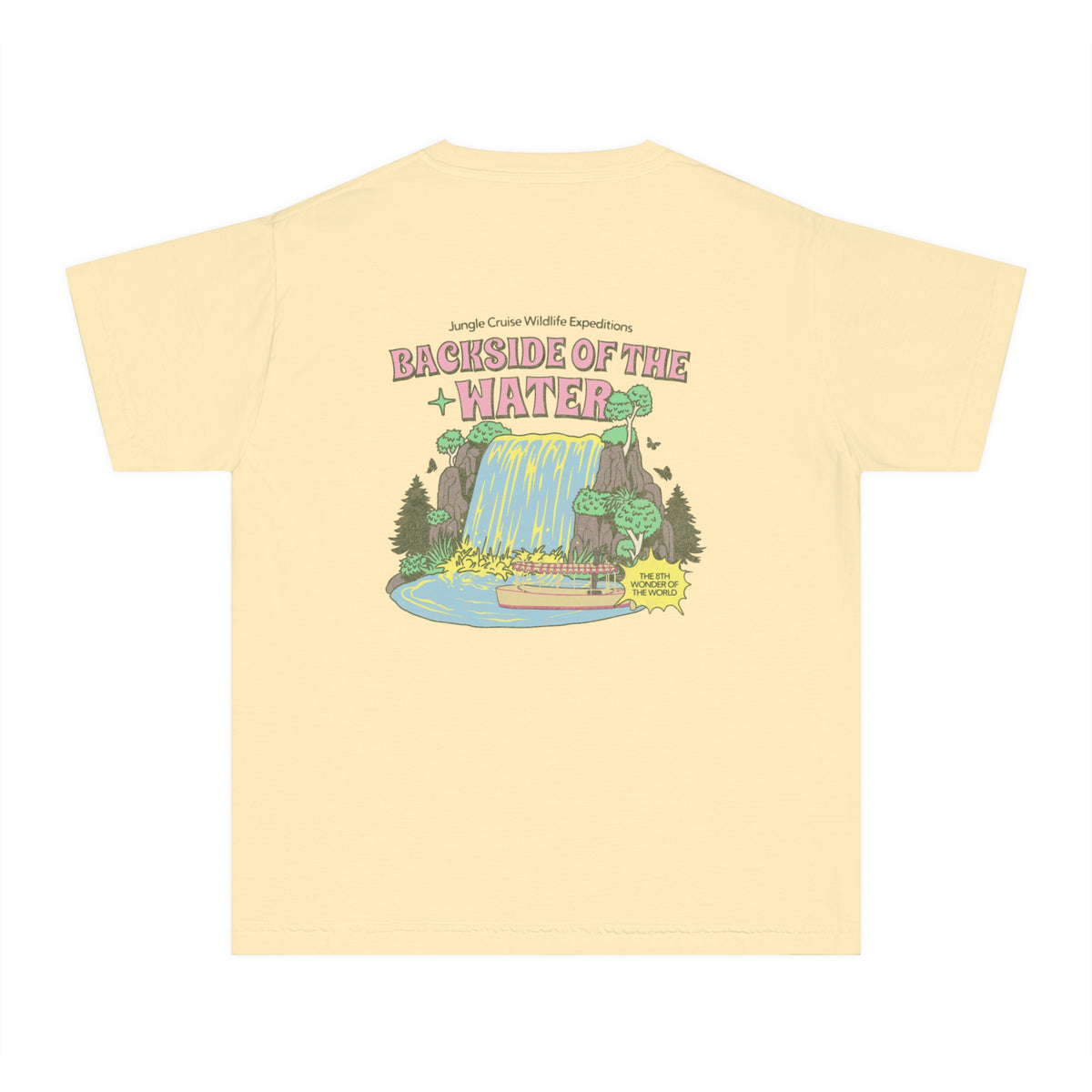 Backside of the Water Comfort Colors Youth Midweight Tee