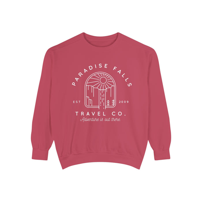 Paradise Falls Vacation Co. Comfort Colors Unisex Garment-Dyed Sweatshirt