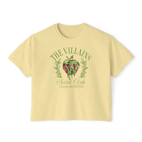 The Villains Social Club Comfort Colors Women's Boxy Tee