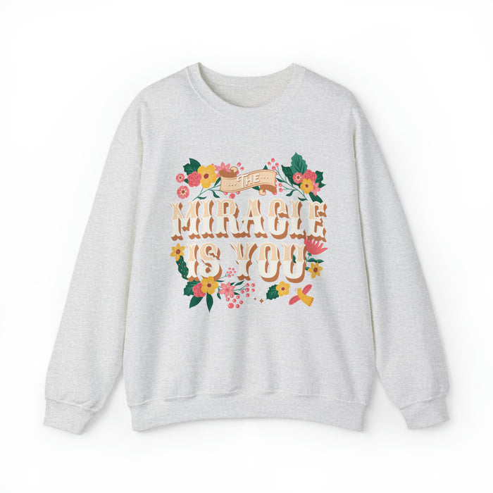 The Miracle Is You Gildan Unisex Heavy Blend™ Crewneck Sweatshirt