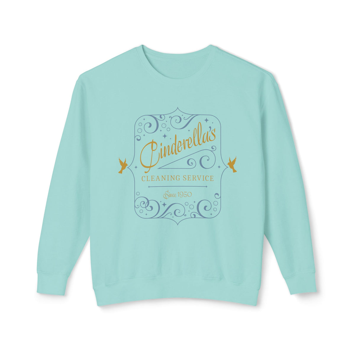 Cinderella's Cleaning Service Unisex Lightweight Comfort Colors Crewneck Sweatshirt