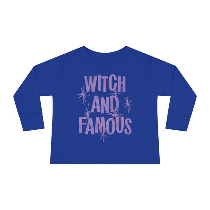 Witch and Famous Rabbit Skins Toddler Long Sleeve Tee