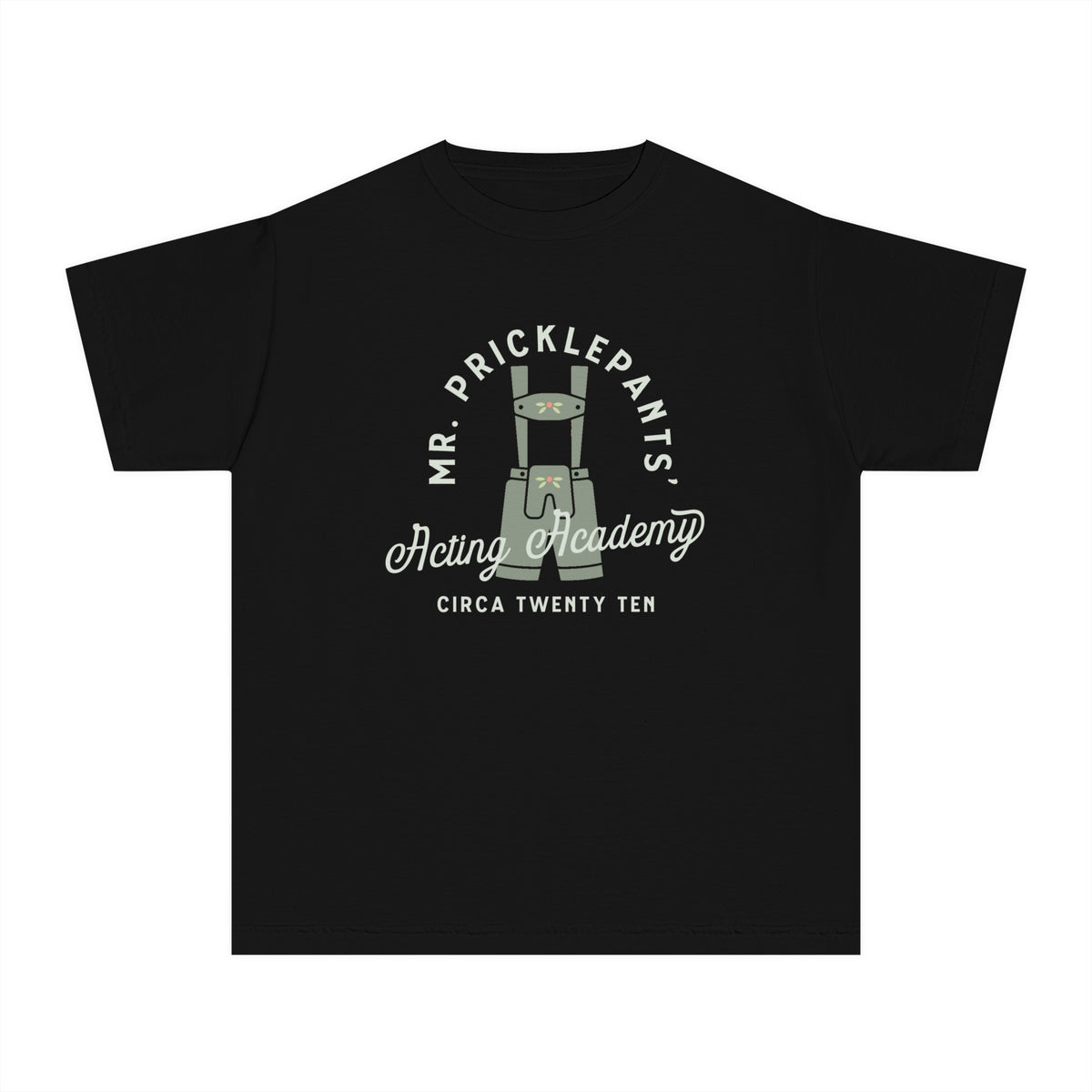 Mr. Pricklepants’ Acting Academy Comfort Colors Youth Midweight Tee