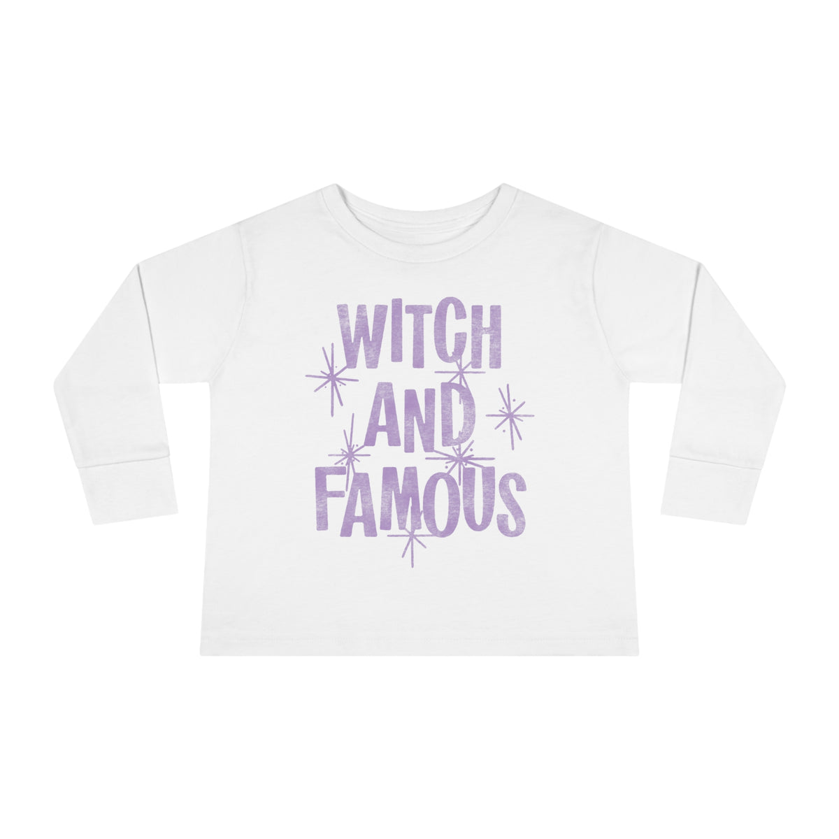 Witch and Famous Rabbit Skins Toddler Long Sleeve Tee