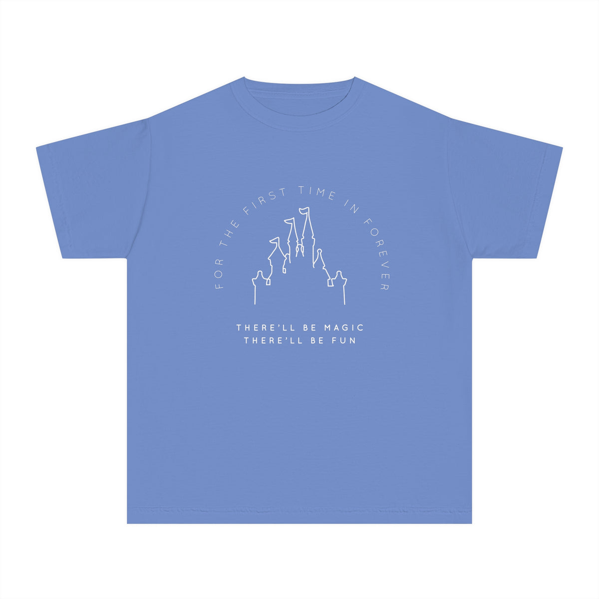 For The First Time In Forever Comfort Colors Youth Midweight Tee