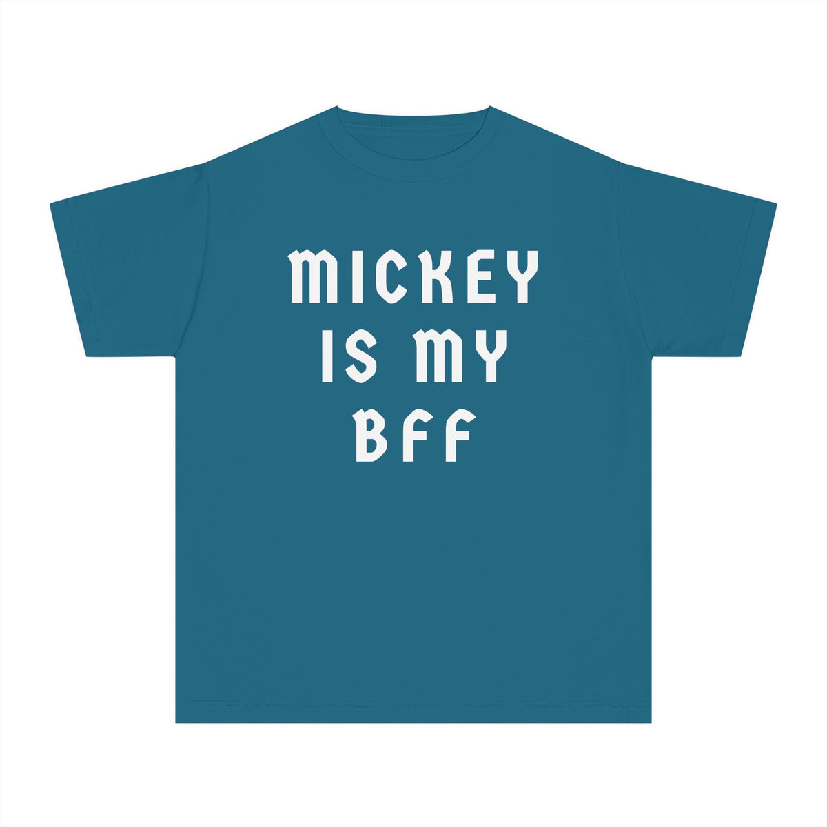 Mickey Is My BFF Comfort Colors Youth Midweight Tee