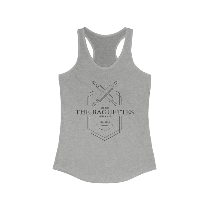 Marie! The Baguettes Women's Ideal Racerback Tank