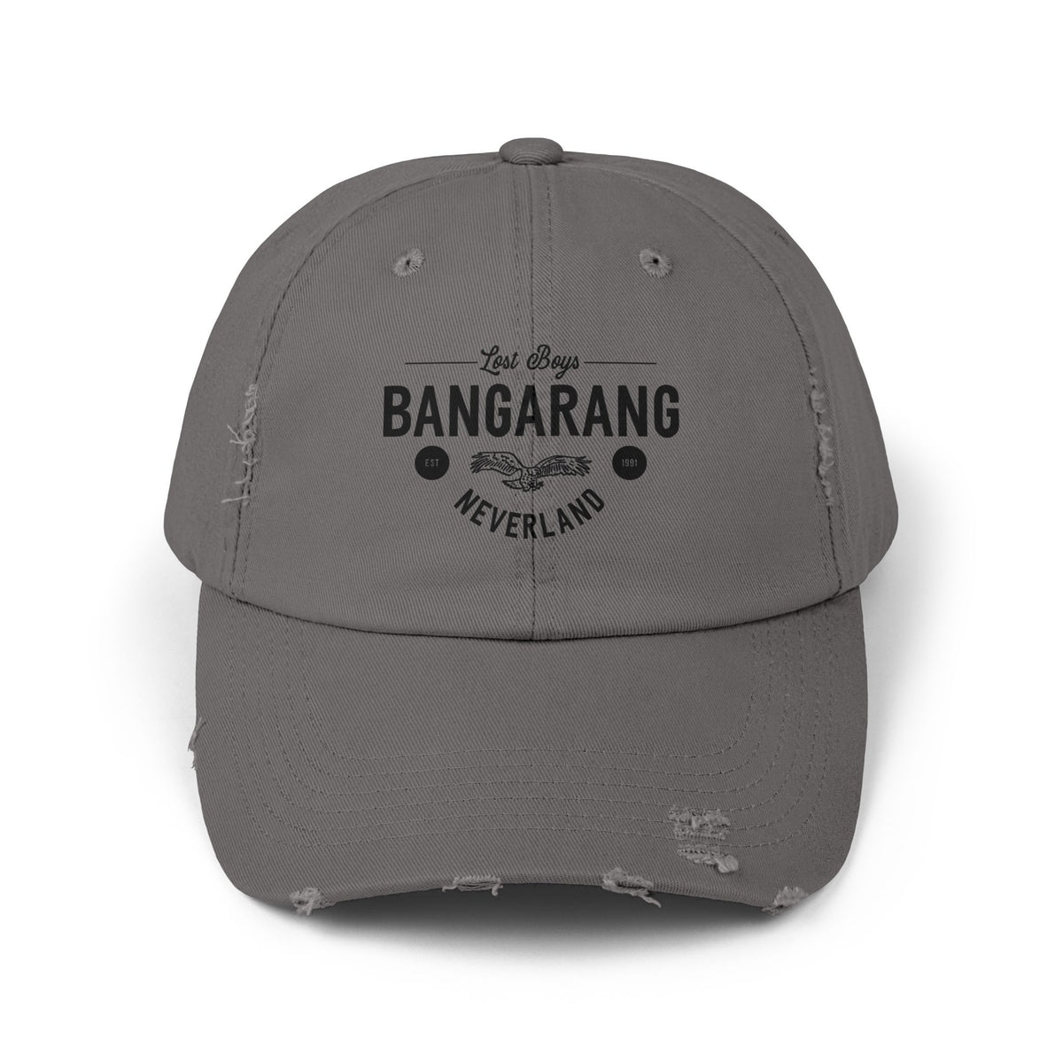 Bangarang Embroidered Unisex Distressed Cap