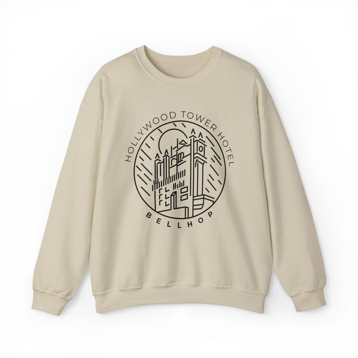 Hollywood Tower Hotel Bellhop Gildan Unisex Heavy Blend™ Crewneck Sweatshirt