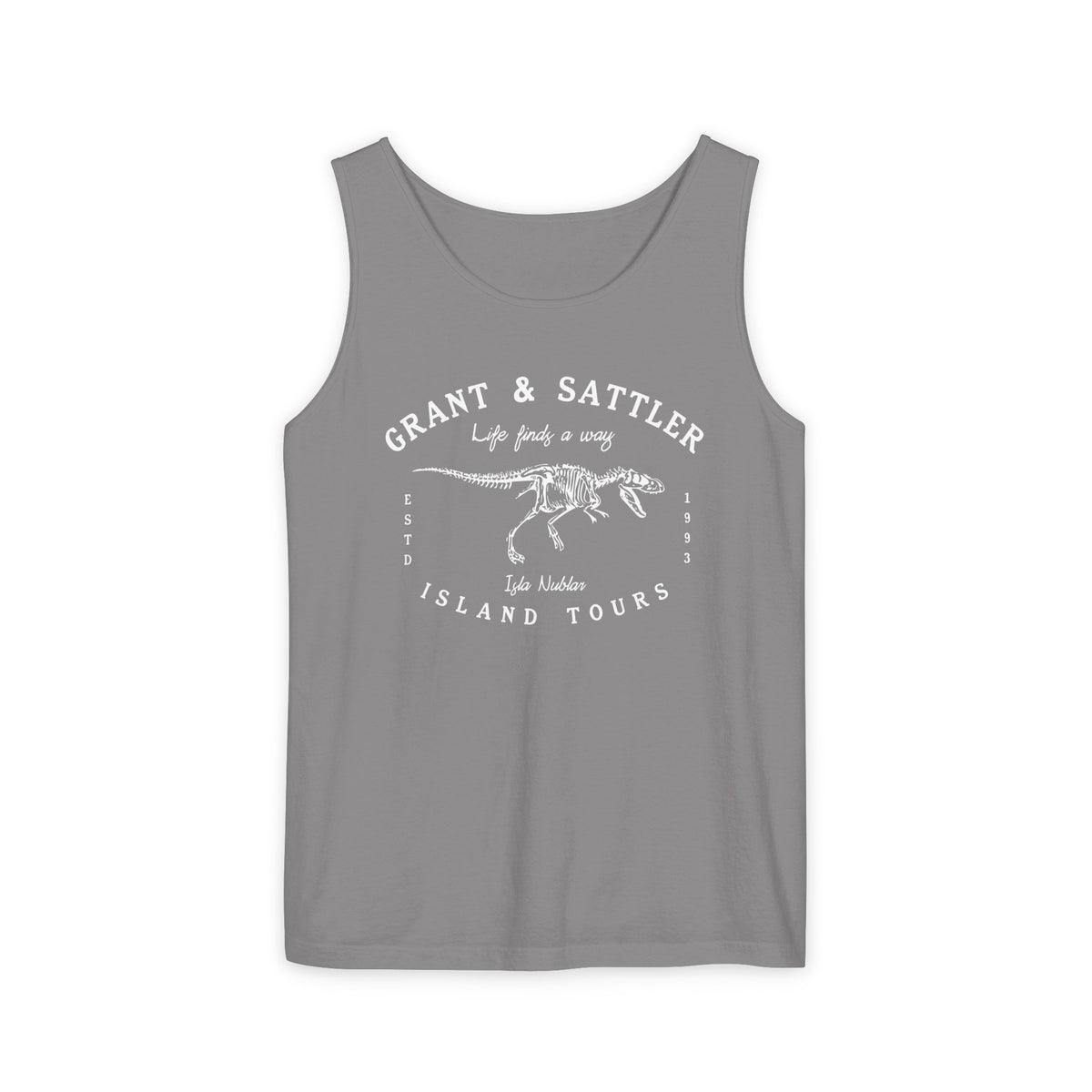 Grant & Sattler Island Tours Unisex Comfort Colors Garment-Dyed Tank Top