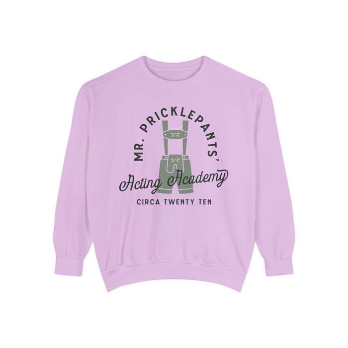 Mr. Pricklepants’ Acting Academy Comfort Colors Unisex Garment-Dyed Sweatshirt