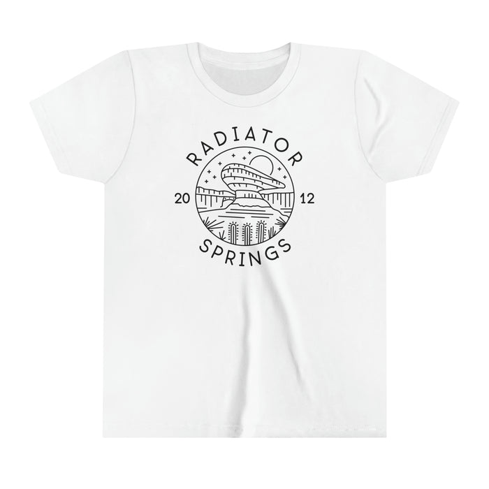 Radiator Springs Bella Canvas Youth Short Sleeve Tee