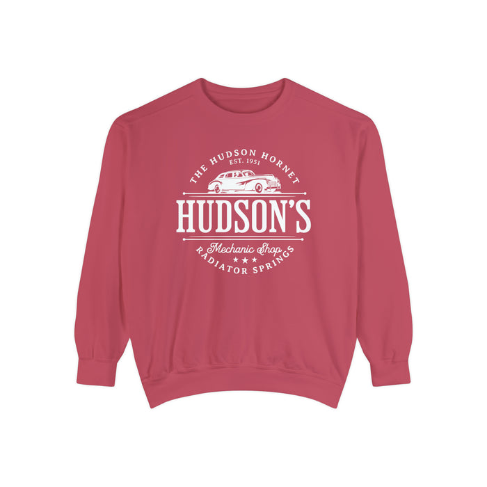 Hudson's Mechanic Shop Comfort Colors Unisex Garment-Dyed Sweatshirt