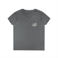 Sid's Toy Chop Shop Ladies' Gildan V-Neck T-Shirt