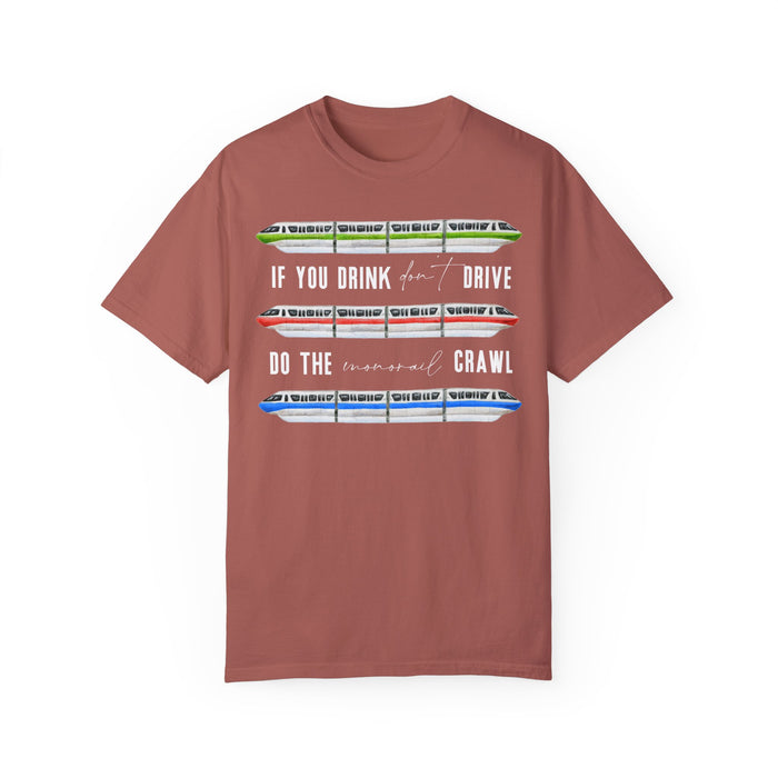 Monorail Crawl Comfort Colors Unisex Garment-Dyed T-shirt