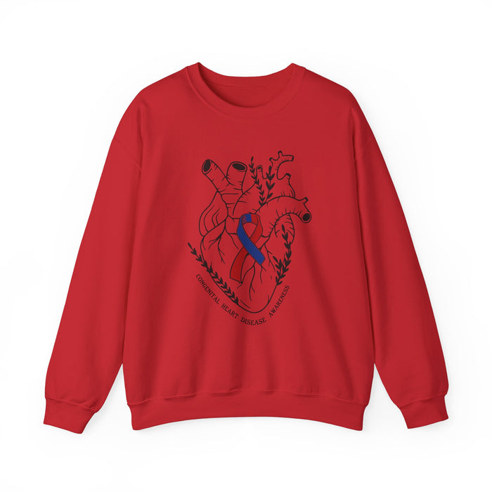 Congenital Heart Disease Awareness Gildan Unisex Heavy Blend™ Crewneck Sweatshirt