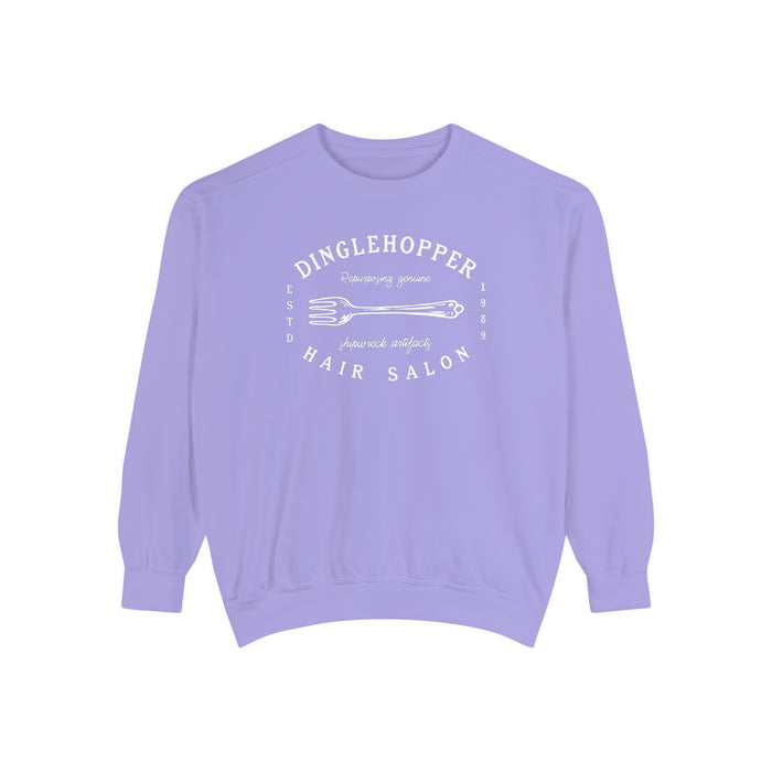 Dinglehopper Hair Salon Comfort Colors Unisex Garment-Dyed Sweatshirt