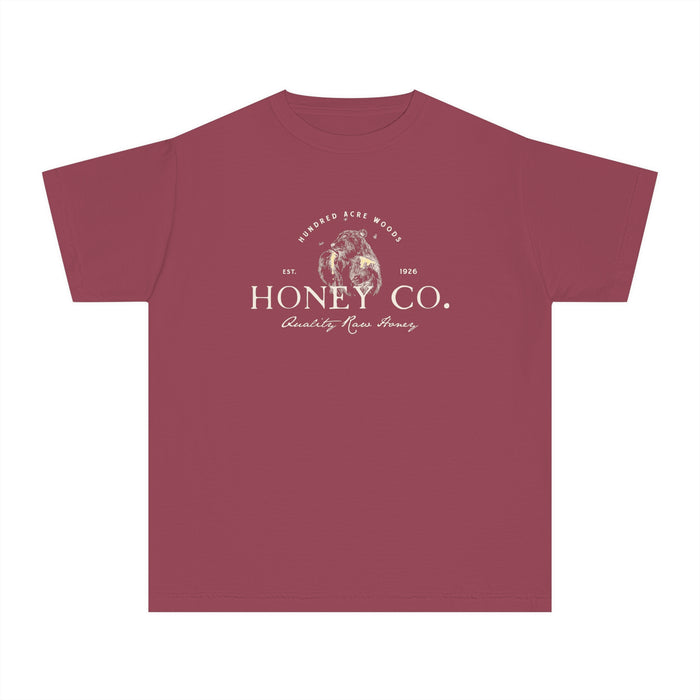 Hundred Acre Woods Honey Co. Comfort Colors Youth Midweight Tee