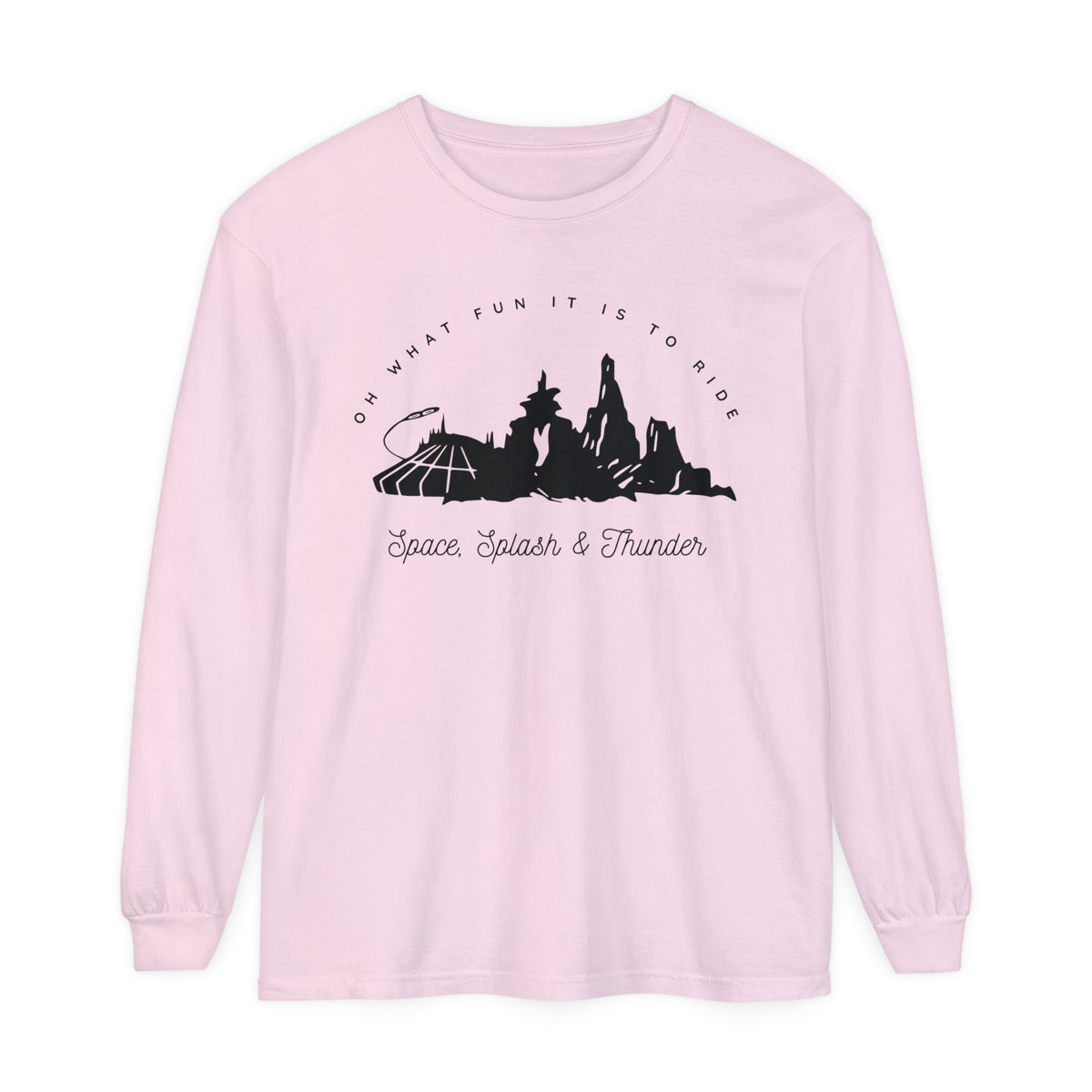 Oh What Fun It Is To Ride Comfort Colors Unisex Garment-dyed Long Sleeve T-Shirt