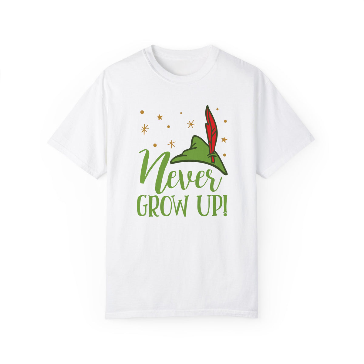 Never Grow Up Comfort Colors Unisex Garment-Dyed T-shirt