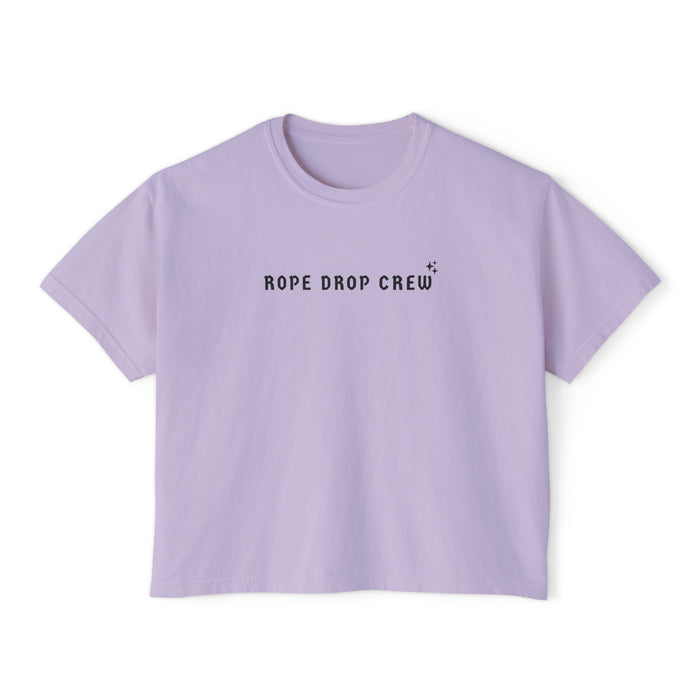 Rope Drop Crew Comfort Colors Women's Boxy Tee