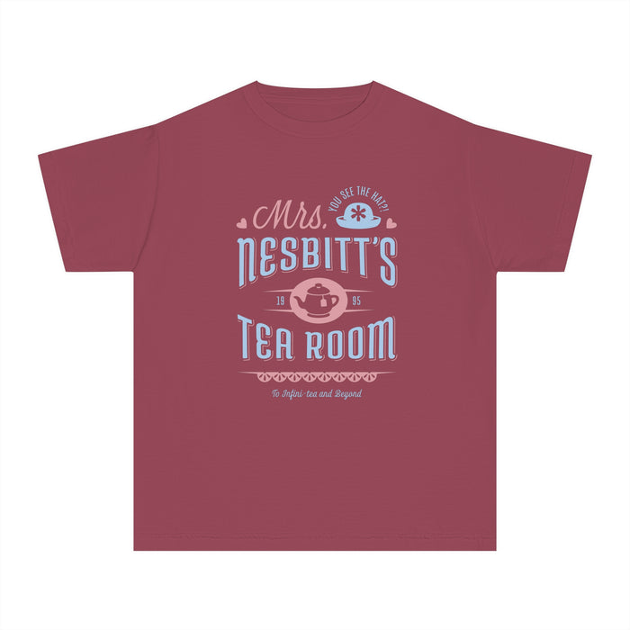 Mrs. Nesbitt’s Tea House Comfort Colors Youth Midweight Tee