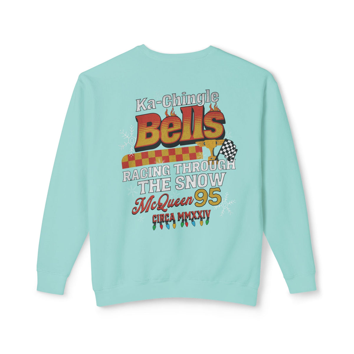 Ka-Chingle Bells Unisex Lightweight Comfort Colors Crewneck Sweatshirt