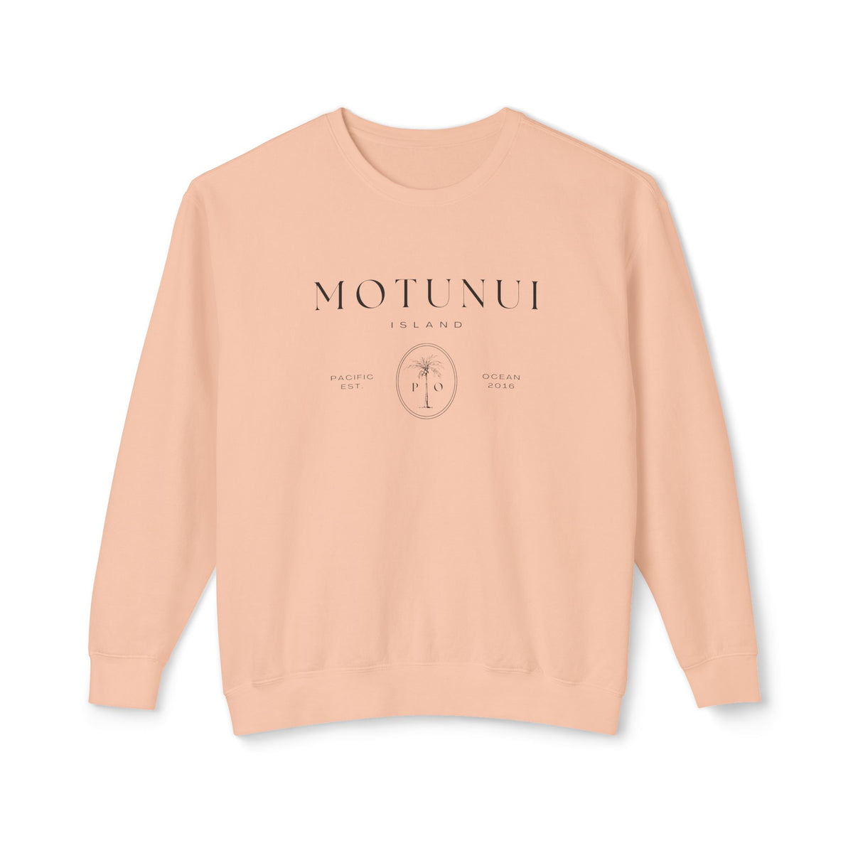 Motunui Island  Unisex Lightweight Comfort Colors Crewneck Sweatshirt