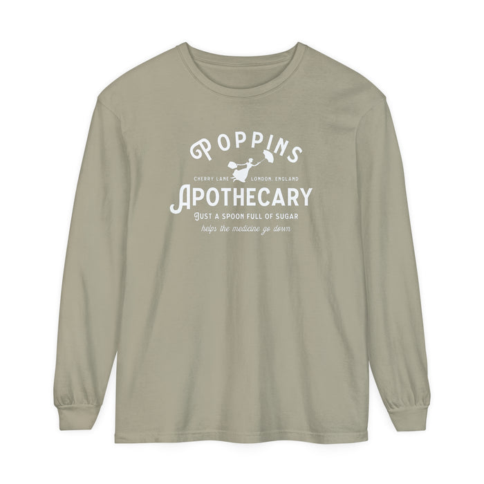 Poppins Apothecary Comfort Colors Unisex Garment-dyed Long Sleeve T-Shirt