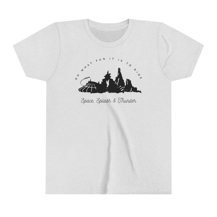 Oh What Fun It Is To Ride  Bella Canvas Youth Short Sleeve Tee