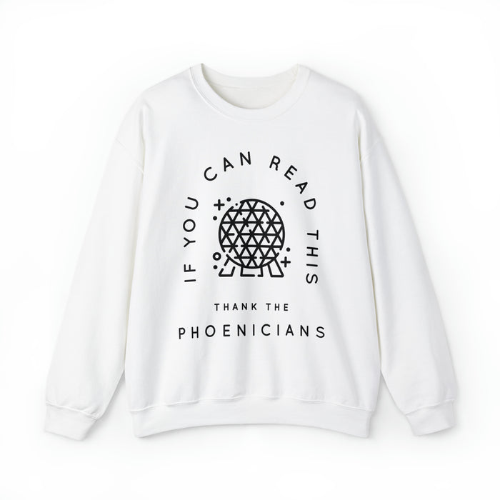 If You Can Read This Thank The Phoenicians Gildan Unisex Heavy Blend™ Crewneck Sweatshirt