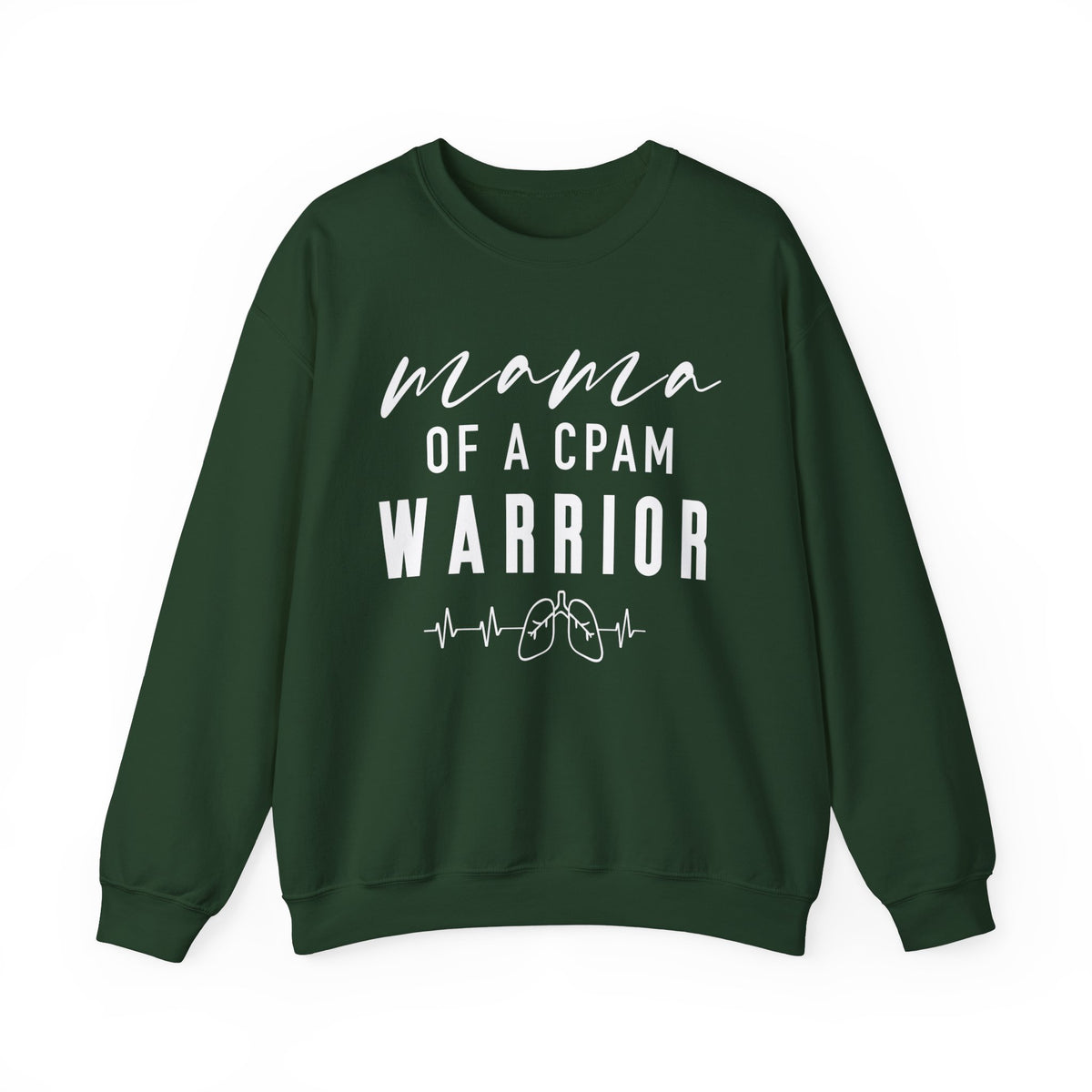 Mama of a CPAM Warrior Gildan Unisex Heavy Blend™ Crewneck Sweatshirt