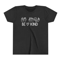 Be Kind ASL Bella Canvas Youth Short Sleeve Tee