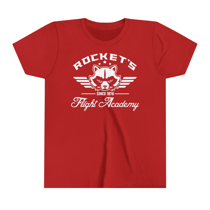 Rocket's Flight Academy Post Bella Canvas Youth Short Sleeve Tee