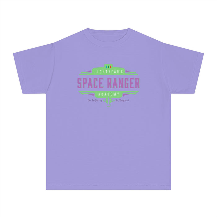 Lightyear's Space Ranger Academy Comfort Colors Youth Midweight Tee