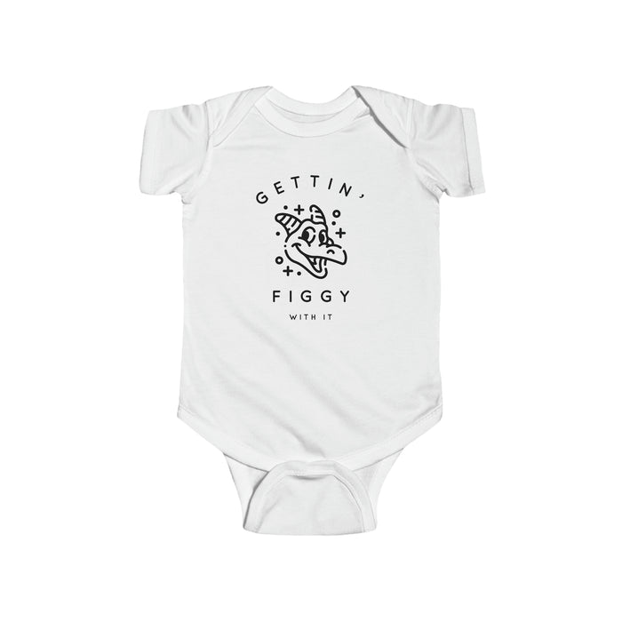 Gettin' Figgy With It Rabbit Skins Infant Fine Jersey Bodysuit