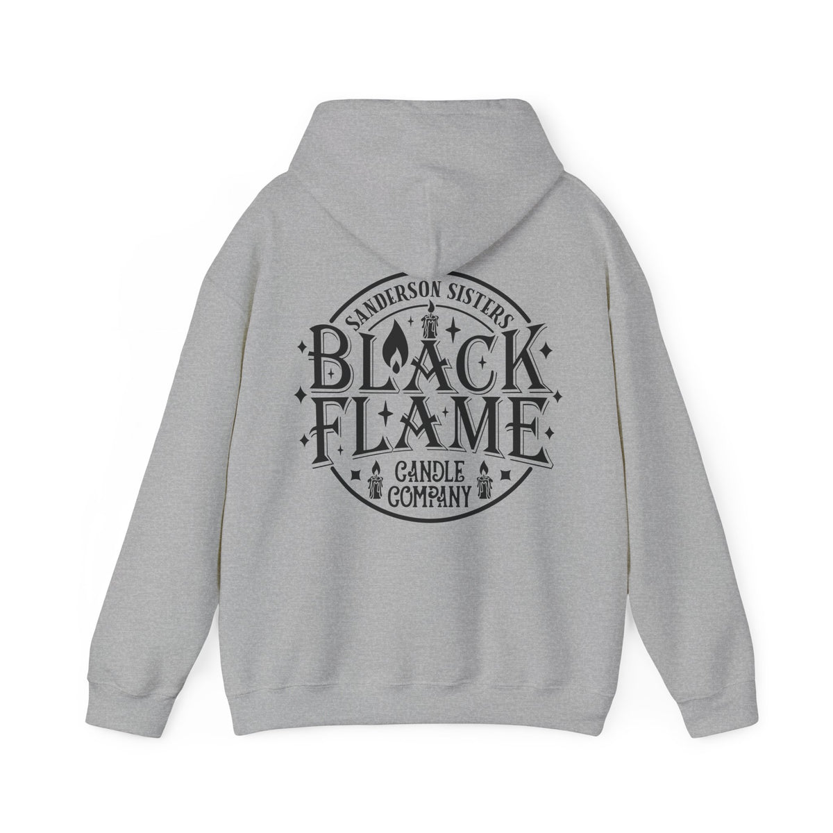 Black Flame Candle Gildan Unisex Heavy Blend™ Hooded Sweatshirt