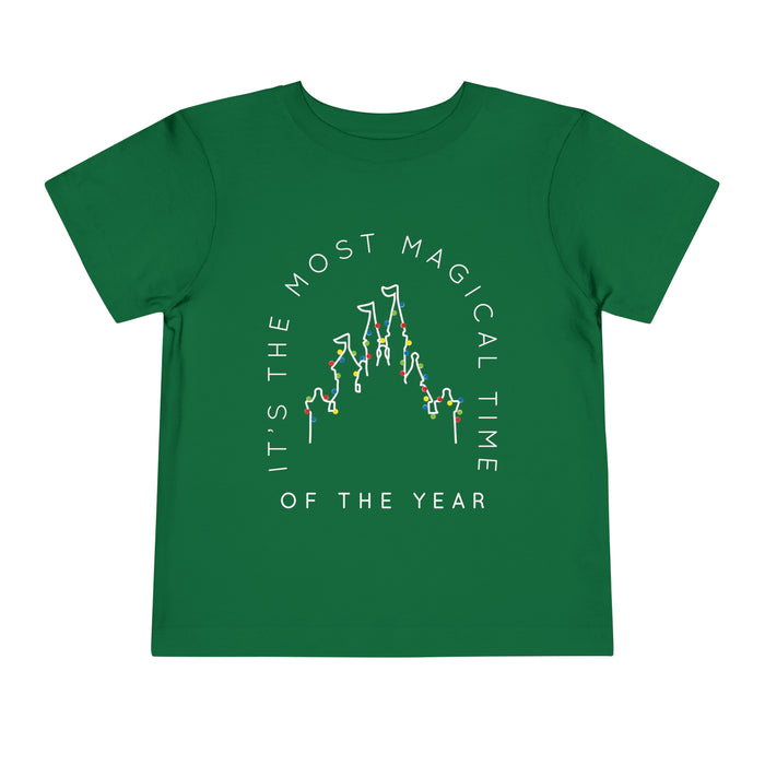 Most Magical Time Of The Year Bella Canvas Toddler Short Sleeve Tee