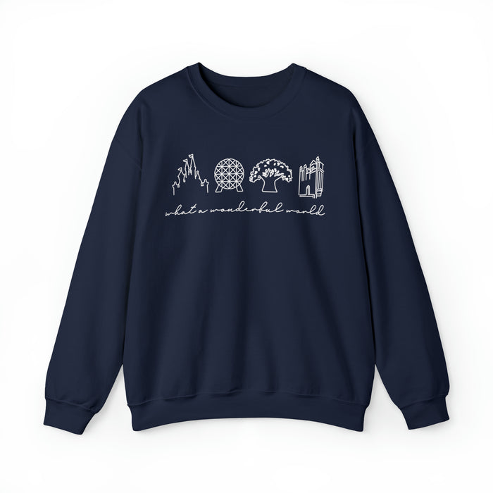 What a Wonderful World Gildan Unisex Heavy Blend™ Crewneck Sweatshirt