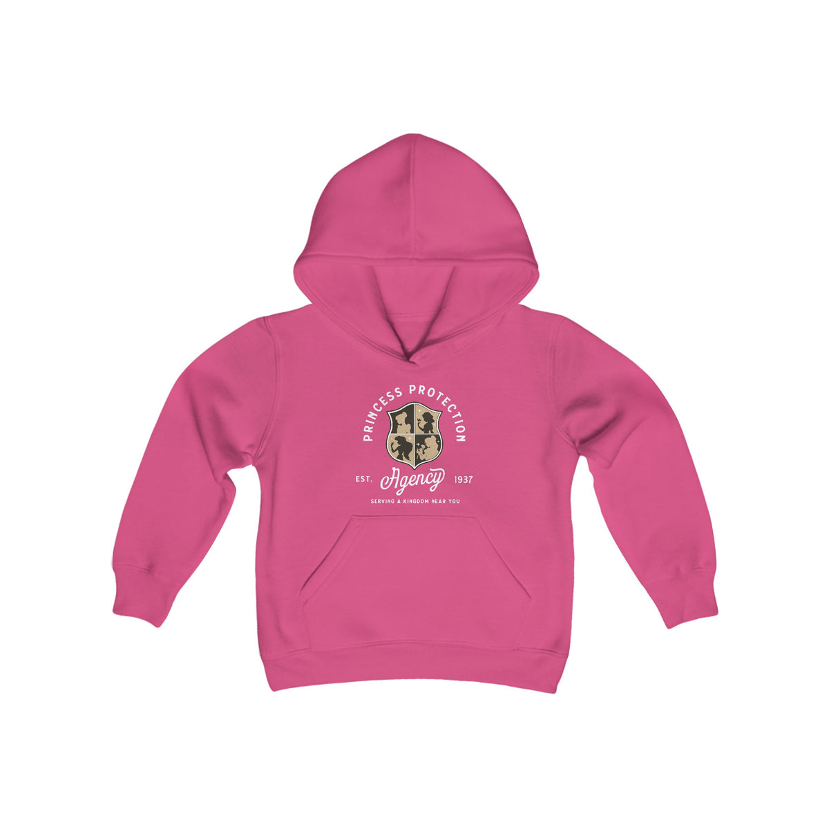 Princess Protection Agency Gildan Youth Heavy Blend Hooded Sweatshirt