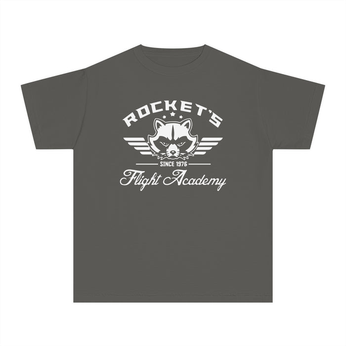 Rocket's Flight Academy Comfort Colors Youth Midweight Tee