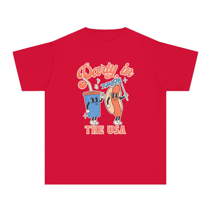 Party In The USA Comfort Colors Youth Midweight Tee